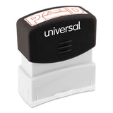 Universal® Message Stamp, Paid, Pre-inked One-color, Red freeshipping - TVN Wholesale 