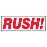 Universal® Message Stamp, Rush, Pre-inked One-color, Red freeshipping - TVN Wholesale 
