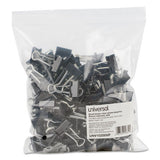 Universal® Binder Clips In Zip-seal Bag, Small, Black-silver, 144-pack freeshipping - TVN Wholesale 