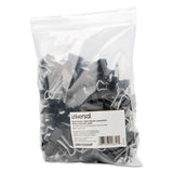 Universal® Binder Clips In Zip-seal Bag, Small, Black-silver, 144-pack freeshipping - TVN Wholesale 