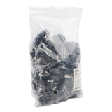 Universal® Binder Clips In Zip-seal Bag, Small, Black-silver, 144-pack freeshipping - TVN Wholesale 