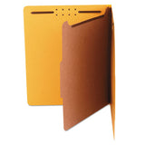 Universal® Bright Colored Pressboard Classification Folders, 1 Divider, Letter Size, Yellow, 10-box freeshipping - TVN Wholesale 