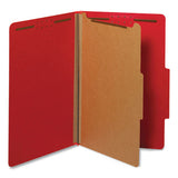 Universal® Bright Colored Pressboard Classification Folders, 1 Divider, Legal Size, Ruby Red, 10-box freeshipping - TVN Wholesale 
