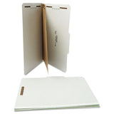 Universal® Four-section Pressboard Classification Folders, 1 Divider, Legal Size, Gray, 10-box freeshipping - TVN Wholesale 