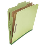 Universal® Six--section Pressboard Classification Folders, 2 Dividers, Letter Size, Green, 10-box freeshipping - TVN Wholesale 