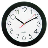 Universal® Bold Round Wall Clock, 9.75" Overall Diameter, Black Case, 1 Aa (sold Separately) freeshipping - TVN Wholesale 