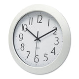 Universal® Whisper Quiet Clock, 12" Overall Diameter, White Case, 1 Aa (sold Separately) freeshipping - TVN Wholesale 