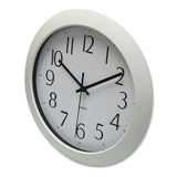 Universal® Whisper Quiet Clock, 12" Overall Diameter, White Case, 1 Aa (sold Separately) freeshipping - TVN Wholesale 