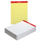 Universal® Perforated Ruled Writing Pads, Wide-legal Rule, Red Headband, 50 Canary-yellow 8.5 X 11.75 Sheets, Dozen freeshipping - TVN Wholesale 