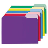 Universal® Interior File Folders, 1-3-cut Tabs, Letter Size, Green, 100-box freeshipping - TVN Wholesale 