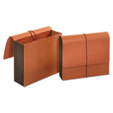 Universal® Extra Wide Expanding Wallets, 5.25" Expansion, 1 Section, Legal Size, Redrope freeshipping - TVN Wholesale 