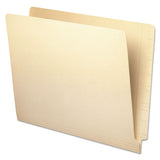 Universal® Deluxe Reinforced End Tab Folders, Straight Tab, Letter Size, Manila, 100-box freeshipping - TVN Wholesale 