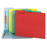 Universal® Deluxe Reinforced Top Tab Folders With Two Fasteners, 1-3-cut Tabs, Legal Size, Red, 50-box freeshipping - TVN Wholesale 