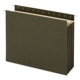 Universal® Hanging Box Bottom File Pockets, Letter Size, Standard Green, 10-box freeshipping - TVN Wholesale 