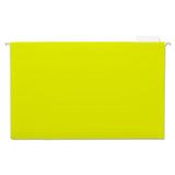 Universal® Deluxe Bright Color Hanging File Folders, Legal Size, 1-5-cut Tab, Yellow, 25-box freeshipping - TVN Wholesale 