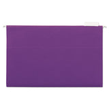 Universal® Deluxe Bright Color Hanging File Folders, Legal Size, 1-5-cut Tab, Violet, 25-box freeshipping - TVN Wholesale 