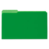 Universal® Interior File Folders, 1-3-cut Tabs, Legal Size, Green, 100-box freeshipping - TVN Wholesale 