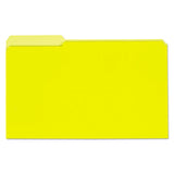 Universal® Interior File Folders, 1-3-cut Tabs, Legal Size, Yellow, 100-box freeshipping - TVN Wholesale 