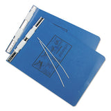 Universal® Pressboard Hanging Binder, 2 Posts, 6" Capacity, 9.5 X 11, Blue freeshipping - TVN Wholesale 