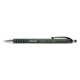 Universal™ Ballpoint Pen, Retractable, Fine 0.7 Mm, Black Ink, Black Barrel, Dozen freeshipping - TVN Wholesale 