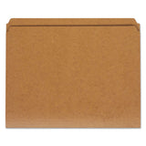 Universal® Reinforced Kraft Top Tab File Folders, Straight Tab, Letter Size, Kraft, 100-box freeshipping - TVN Wholesale 