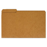 Universal® Reinforced Kraft Top Tab File Folders, 1-3-cut Tabs, Letter Size, Kraft, 100-box freeshipping - TVN Wholesale 