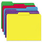 Universal® Reinforced Top-tab File Folders, 1-3-cut Tabs, Letter Size, Green, 100-box freeshipping - TVN Wholesale 