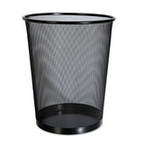 Universal® Mesh Wastebasket, 18 Qt, Black freeshipping - TVN Wholesale 