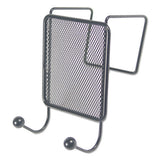 Universal® Wire Mesh Partition Coat Hook, 4 1-8 X 6, Black freeshipping - TVN Wholesale 