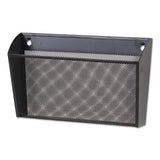 Universal® Metal Mesh Wall Filesingle Pocket, 14 1-8 X 3 3-8 X 8 1-8, Letter, Black freeshipping - TVN Wholesale 