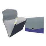 Universal® Poly Expanding Files, 13 Sections, Letter Size, Black-steel Gray freeshipping - TVN Wholesale 