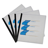 Universal® Clear View Report Cover With Slide-on Binder Bar, Clear-clear, 25-pack freeshipping - TVN Wholesale 