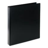 Universal® Deluxe Round Ring View Binder, 3 Rings, 1" Capacity, 11 X 8.5, Black freeshipping - TVN Wholesale 