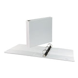 Universal® Deluxe Round Ring View Binder, 3 Rings, 1.5" Capacity, 11 X 8.5, White freeshipping - TVN Wholesale 