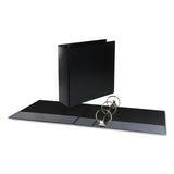 Universal® Deluxe Round Ring View Binder, 3 Rings, 3" Capacity, 11 X 8.5, Black freeshipping - TVN Wholesale 