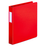 Universal® Deluxe Non-view D-ring Binder With Label Holder, 3 Rings, 1.5" Capacity, 11 X 8.5, Red freeshipping - TVN Wholesale 