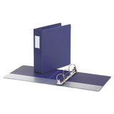 Universal® Deluxe Non-view D-ring Binder With Label Holder, 3 Rings, 2" Capacity, 11 X 8.5, Navy Blue freeshipping - TVN Wholesale 