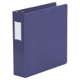 Universal® Deluxe Non-view D-ring Binder With Label Holder, 3 Rings, 2" Capacity, 11 X 8.5, Navy Blue freeshipping - TVN Wholesale 