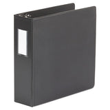 Universal® Deluxe Non-view D-ring Binder With Label Holder, 3 Rings, 3" Capacity, 11 X 8.5, Black freeshipping - TVN Wholesale 