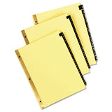 Universal® Deluxe Preprinted Simulated Leather Tab Dividers With Gold Printing, 31-tab, 1 To 31, 11 X 8.5, Buff, 1 Set freeshipping - TVN Wholesale 