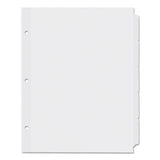 Universal® Self-tab Index Dividers, 5-tab, 11 X 8.5, White, 36 Sets freeshipping - TVN Wholesale 