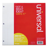 Universal® Filler Paper, 3-hole, 8 X 10.5, Wide-legal Rule, 200-pack freeshipping - TVN Wholesale 