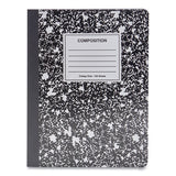 Universal® Composition Book, Medium-college Rule, Black Marble Cover, 9.75 X 7.5, 100 Sheets freeshipping - TVN Wholesale 