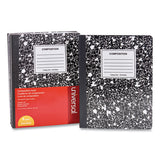 Universal® Composition Book, Medium-college Rule, Black Marble Cover, 9.75 X 7.5, 100 Sheets, 6-pack freeshipping - TVN Wholesale 