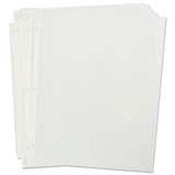 Universal® Standard Sheet Protector, Standard, 8 1-2 X 11, Clear, Non-glare, 100-box freeshipping - TVN Wholesale 