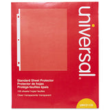 Universal® Top-load Poly Sheet Protectors, Standard, Letter, Clear, 100-box freeshipping - TVN Wholesale 