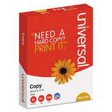 Universal® Copy Paper, 92 Bright, 20 Lb, 8.5 X 11, White, 500 Sheets-ream, 10 Reams-carton freeshipping - TVN Wholesale 