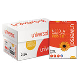 Universal® Copy Paper, 92 Bright, 20 Lb, 8.5 X 11, White, 500 Sheets-ream, 10 Reams-carton freeshipping - TVN Wholesale 