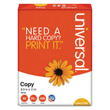 Copy Paper, 92 Bright, 20 Lb, 8.5 X 11, White, 500 Sheets-ream, 10 Reams-carton