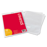 Business Card Binder Pages, For 2 X 3.5 Cards, Clear, 20 Cards-sheet, 10 Sheets-pack